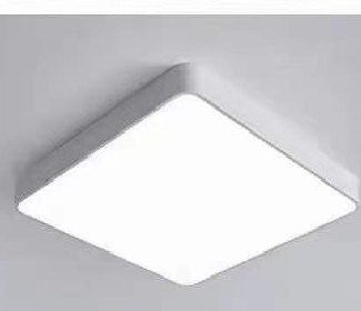 LED төбе шамы, шаршы 600 мм (алюминий)