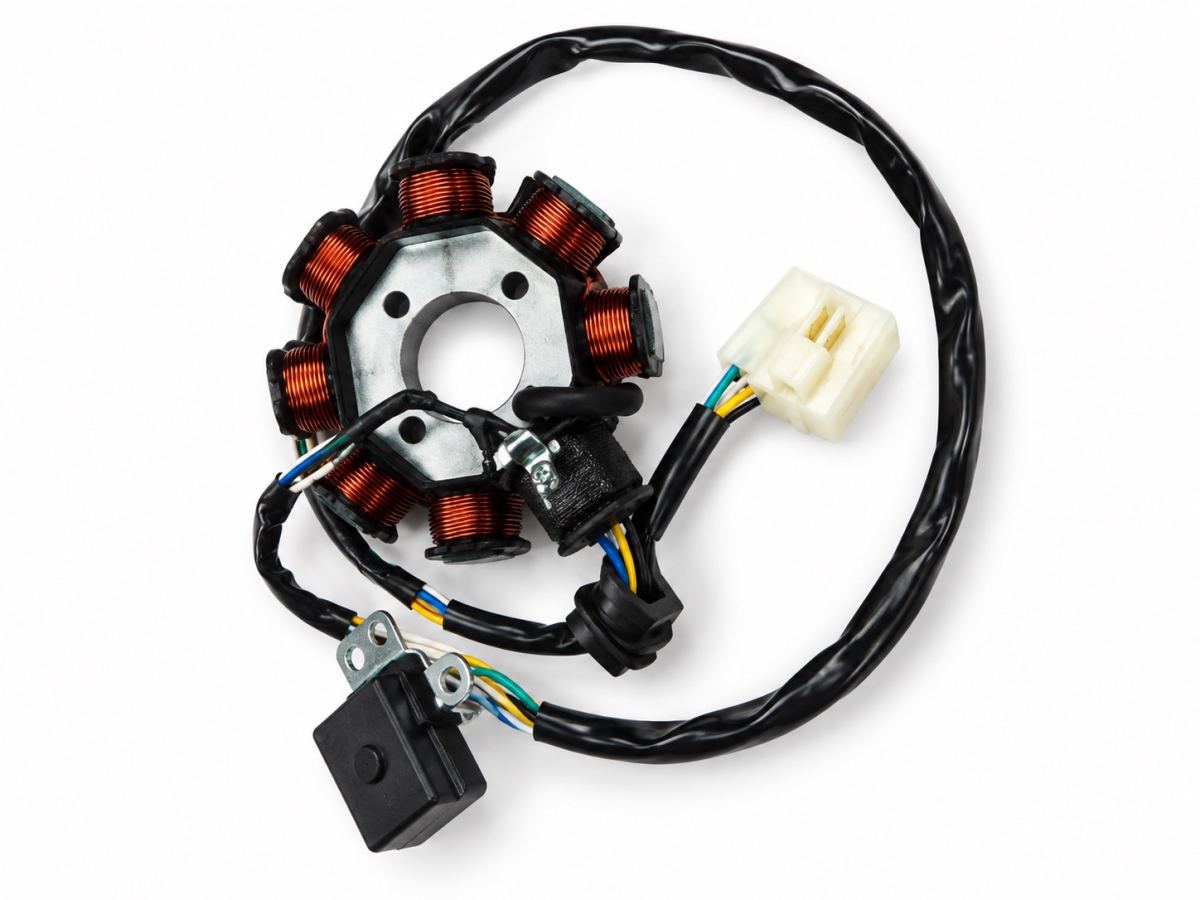 Генератор скутера 8 катушек GY6 125-150 (62)
